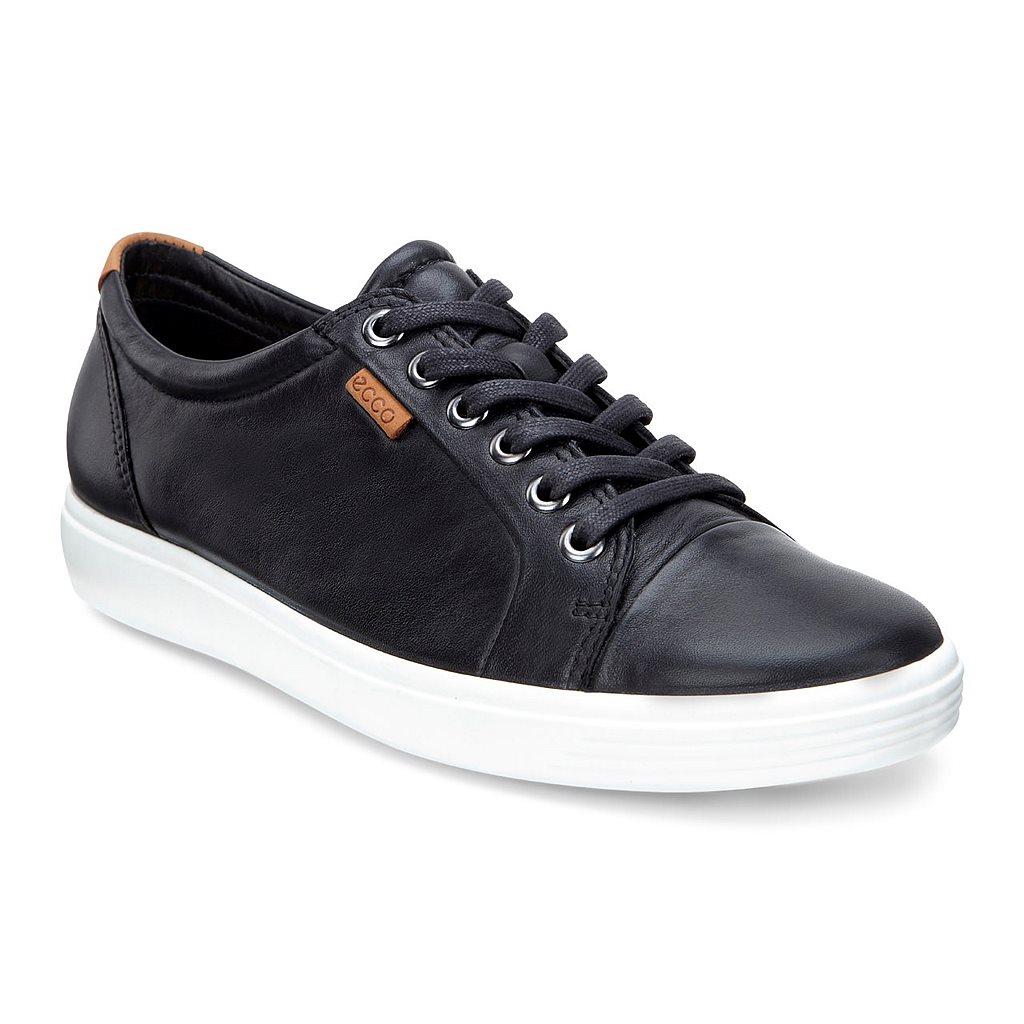 Ecco Soft 7 Womens Sneakers In Black Online - India XNR-107496